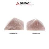 Piramida Cuart Roz Mineral Natural - 51-59 x 102-106 mm - Unicat